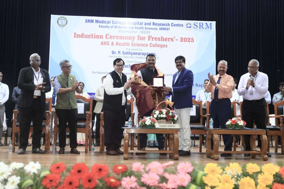 Dr. Nachiketa Rout on AHS & Health Sciences Colleges Induction at SRMIST-KTR