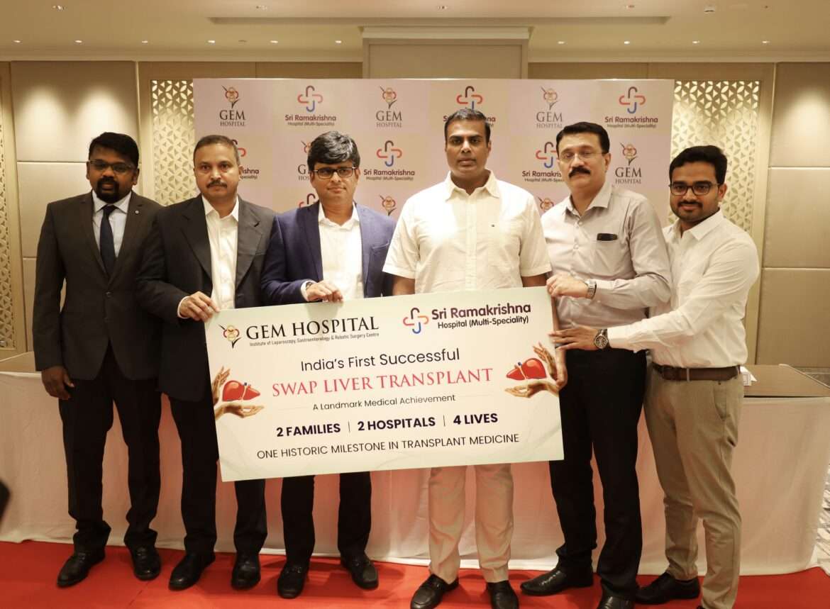 India’s First Inter-Hospital Swap Liver Transplant Successfully Performed in Coimbatore