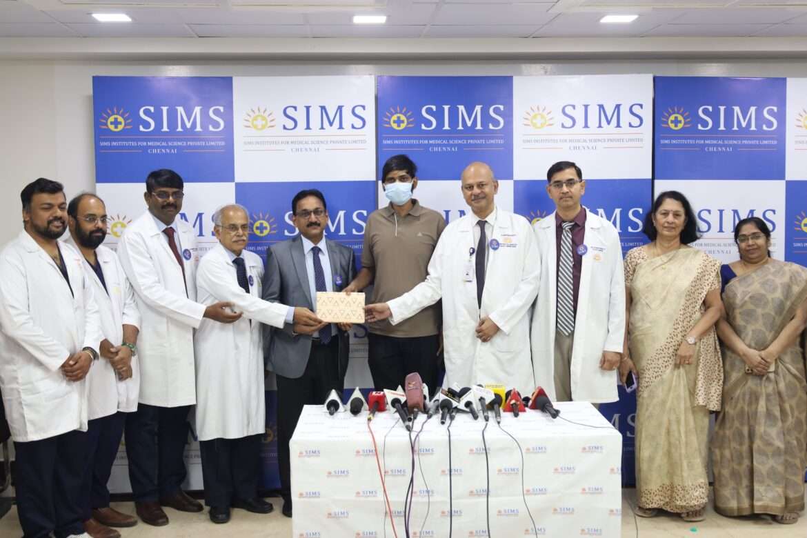 SIMS Hospital Successfully Treats a Rare Skin Tumour with Skull and Scalp Reconstruction