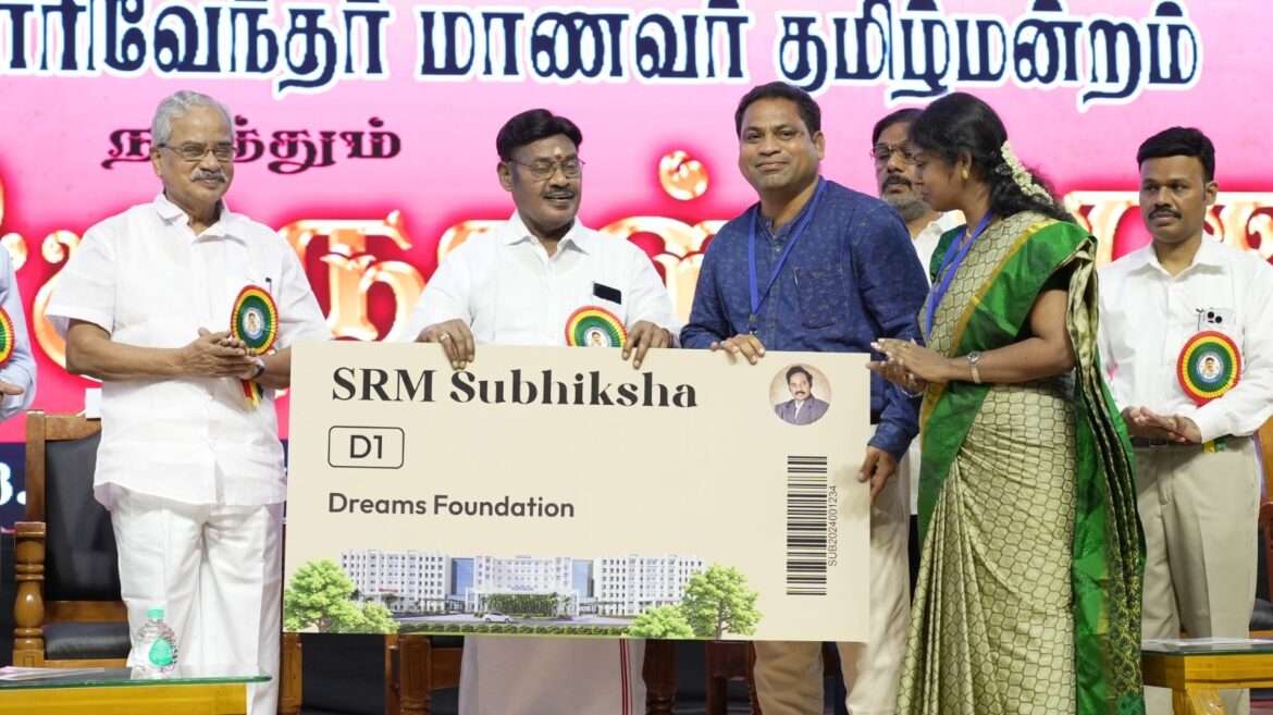 “No One Left Behind in Healthcare” – SRM Launches Subhiksha Health Card on Sevai Thirunal