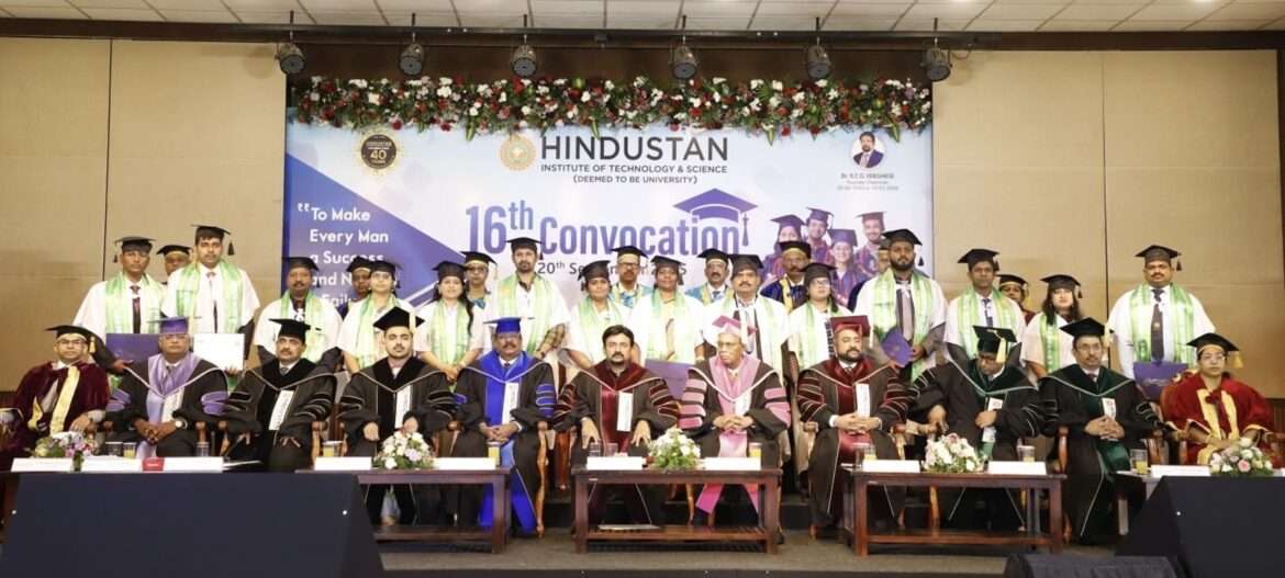 16th Convocation at Hindustan Institute of Technology and Science (HITS)