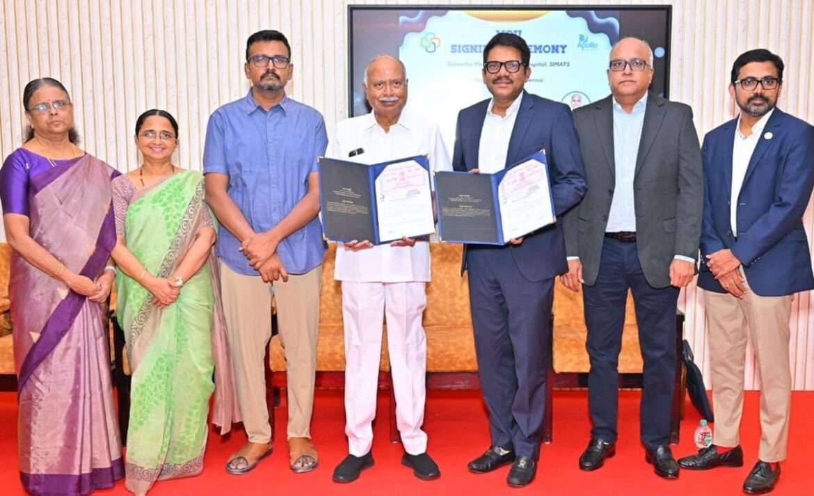 Saveetha Medical College & Hospital, SIMATS Signs MoU with Apollo Hospitals, Chennai