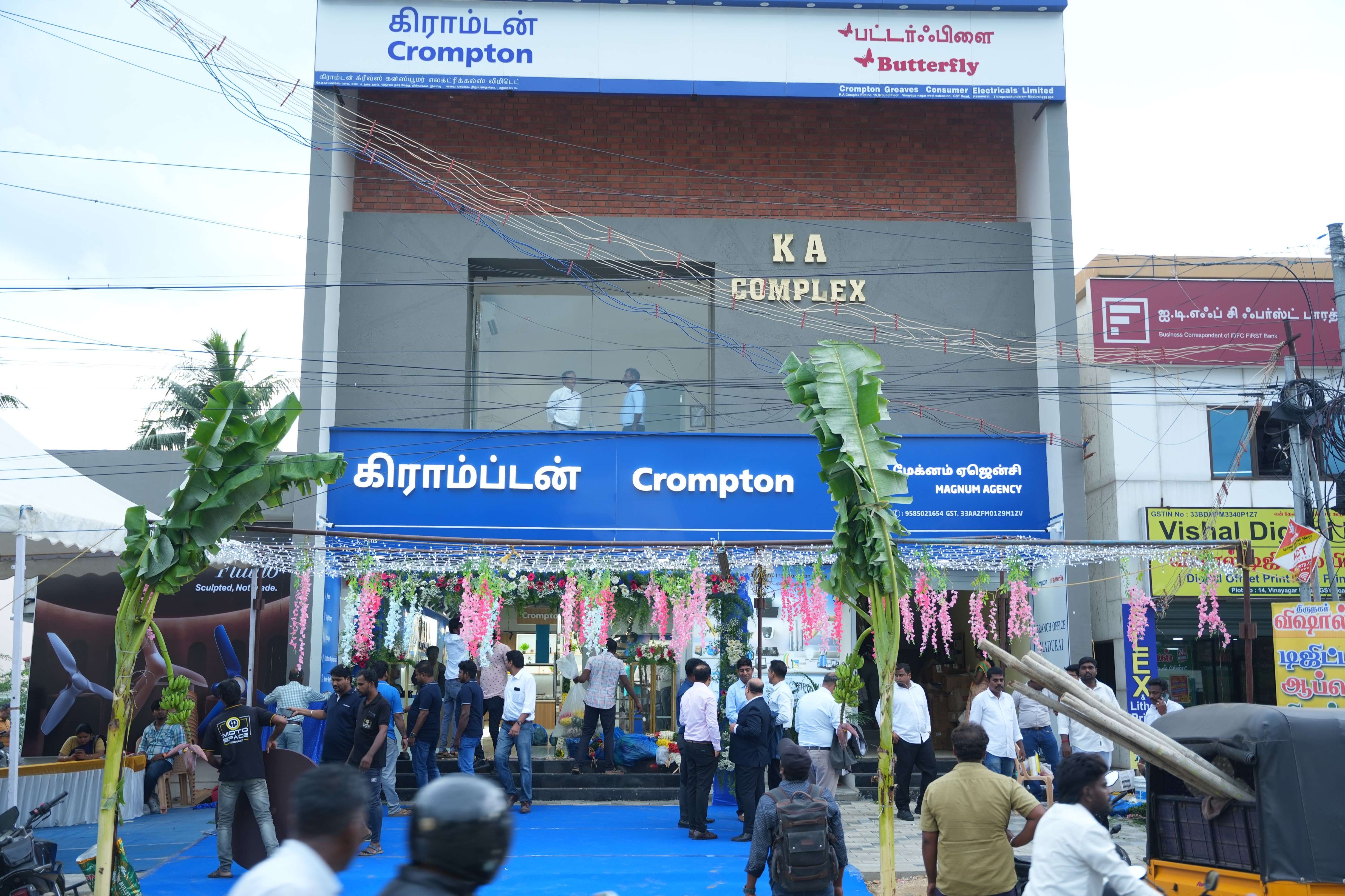 Crompton Opens Its First Exclusive Showroom in Madurai Offering Premium Experiential Buying