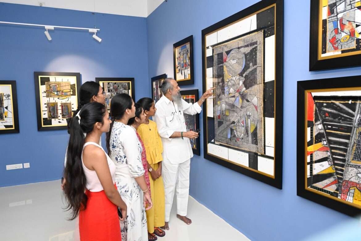 Padma Shri Thota Tharrani’s Art Showcase – ‘Footnotes on Cinema’ Captivates Chennai, Celebrating Celluloid on Canvas