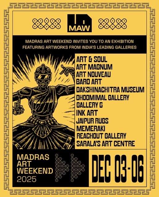 Madras Art Weekend Announces 2025 Edition Focused on the Transformative Theme “Madras Reimagined”