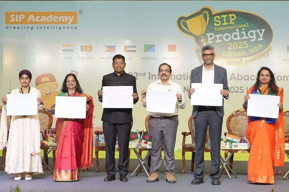 5,700 Young Minds from India & 11 other countries shine at the SIP Abacus International Prodigy Competition 2025 in Chennai