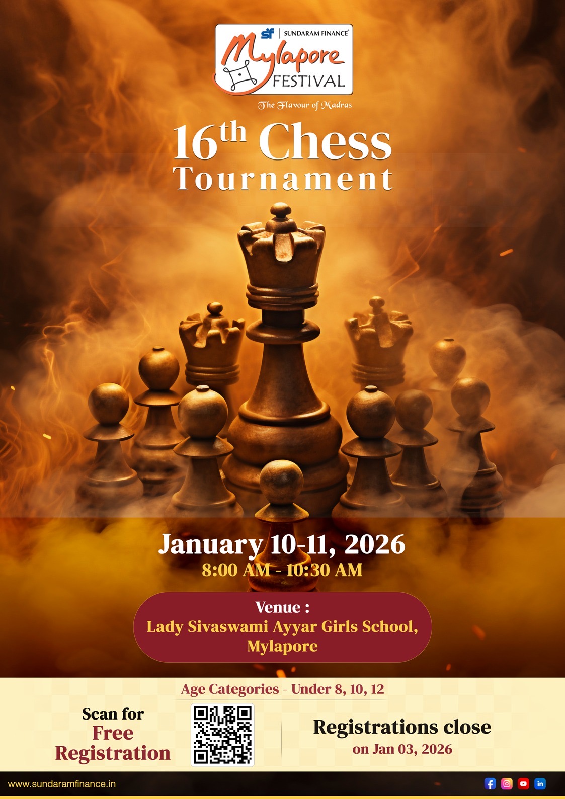 Sundaram Finance Invites Entries For Chess Tournament And Arts & Crafts Workshop