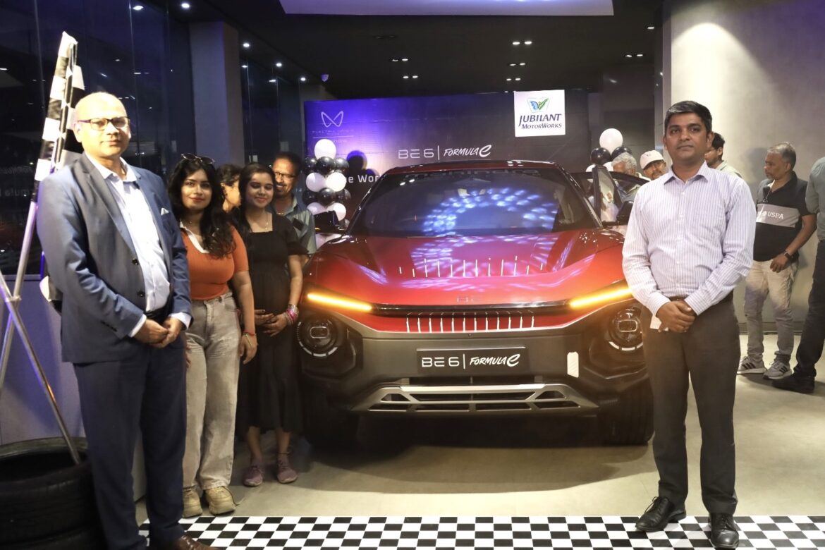Jubilant MotorWorks unveiled the all-new BE 6 Formula E at its flagship Mahindra Velachery showroom