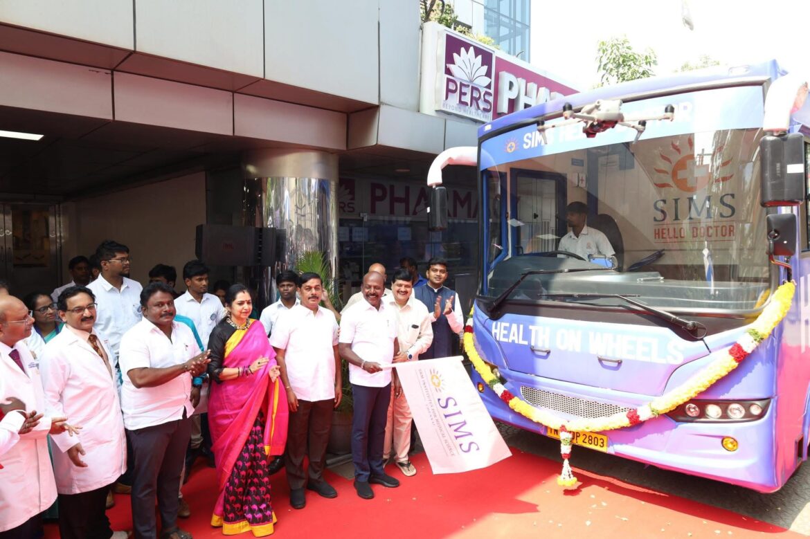 SIMS Hospital Unveils India’s First 24×7 Digital Medical Bus for Rural Communities