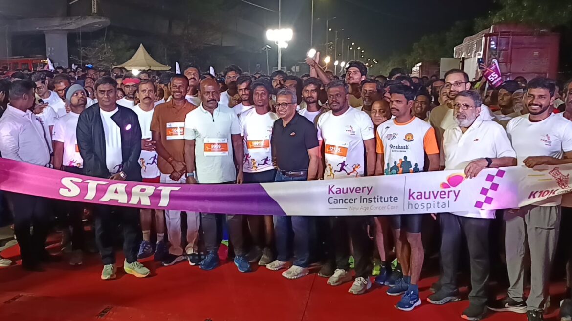 Kauvery Hospital Brings Chennai Together for the 4th Edition of K10K Cancer Awareness Run
