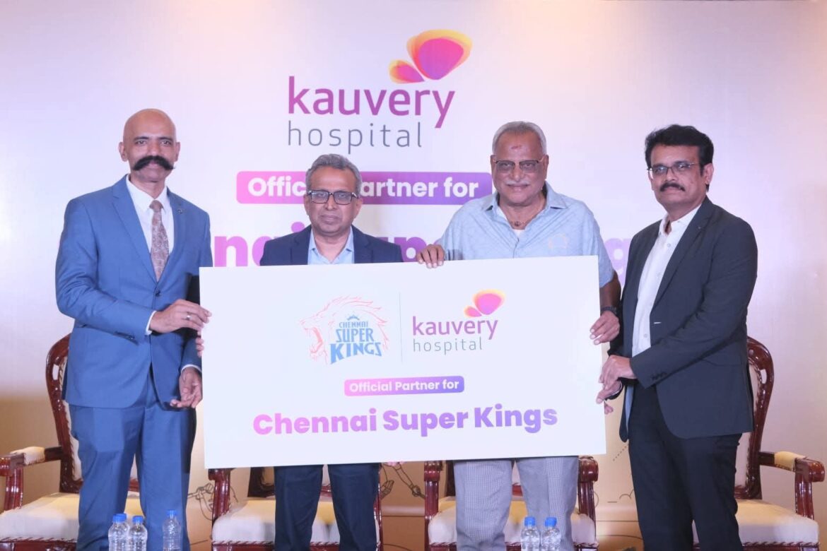 Kauvery Hospital Announced as Official Partner for Chennai Super Kings