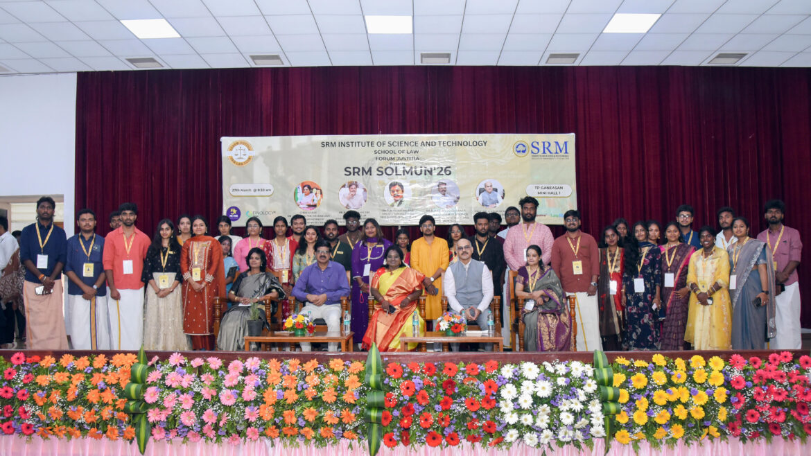 SRM Institute of Science and Technology , Kattankulathur (KTR), successfully inaugurated SRM SOLMUN’26