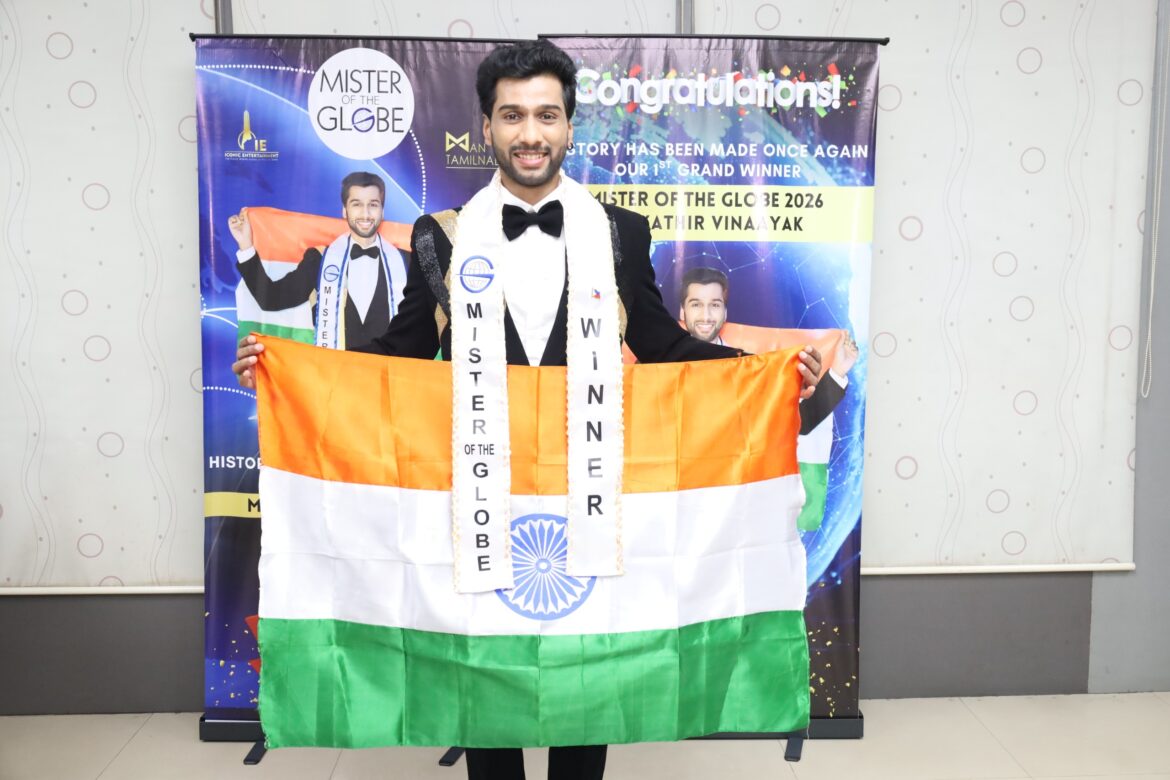 India’s Representative Wins Title at International Men’s Pageant – Tamil Nadu’s Kathir Vinaayak Creates History