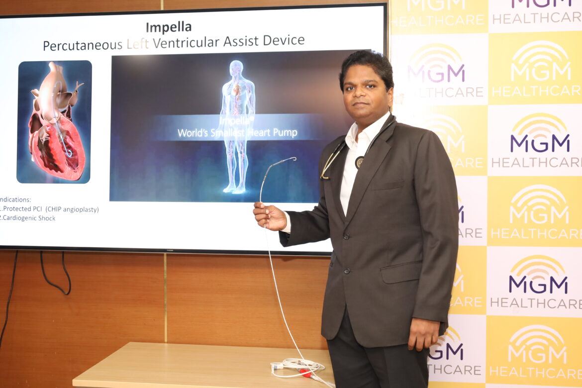 Life-saving emergency angioplasty successfully performed with advanced heart support technology