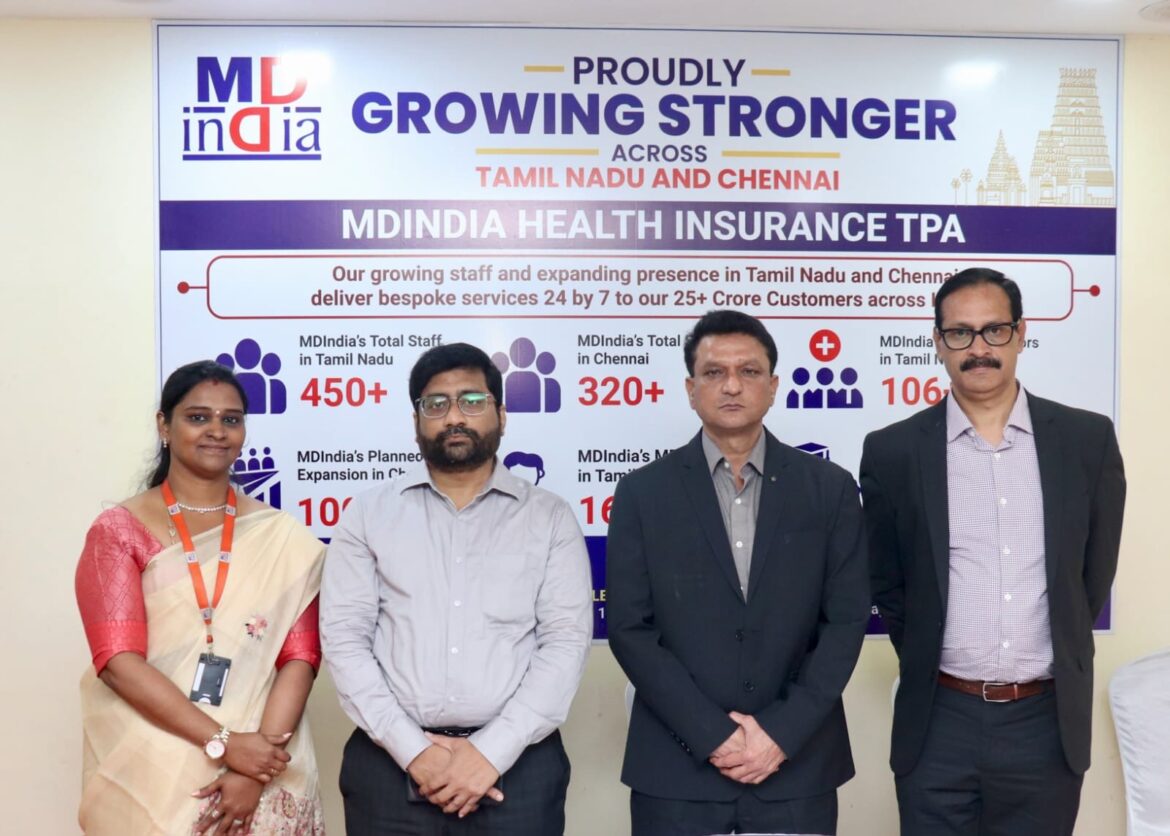 MDIndia Health Insurance TPA Expands Chennai Operations