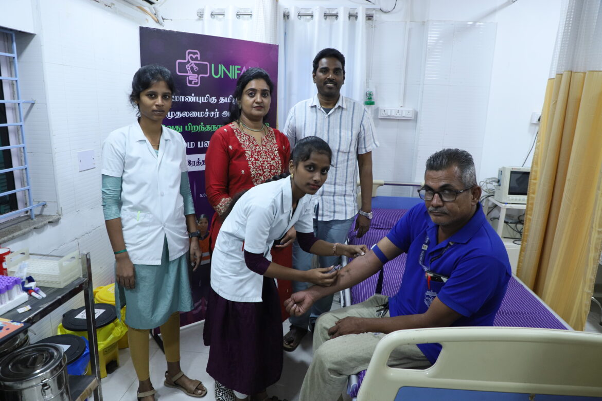 UNIFAI Robotic Multispeciality Hospital celebrates First anniversary & Free Blood Check-up Camp for 52 Sanitary Workers