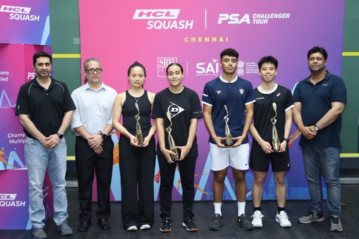 HCL-SRFI PSA Challenger Tournament Crowns Champions in Chennai