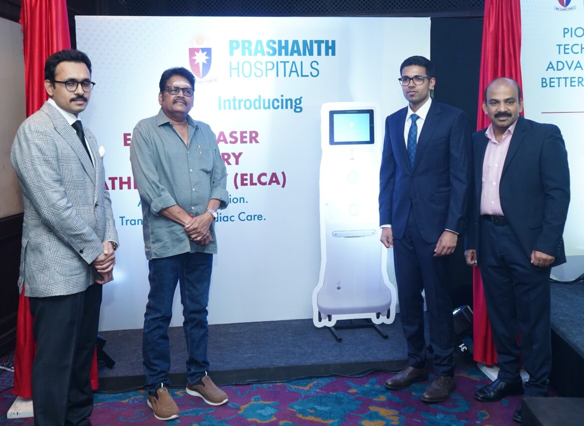 Prashanth Hospitals Expands Access to Advanced Cardiac Care with South Chennai’s First Laser Angioplasty Facility