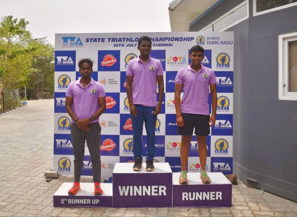 Top Triathletes Crowned at the 2026 TTA State Triathlon Championship in Chennai