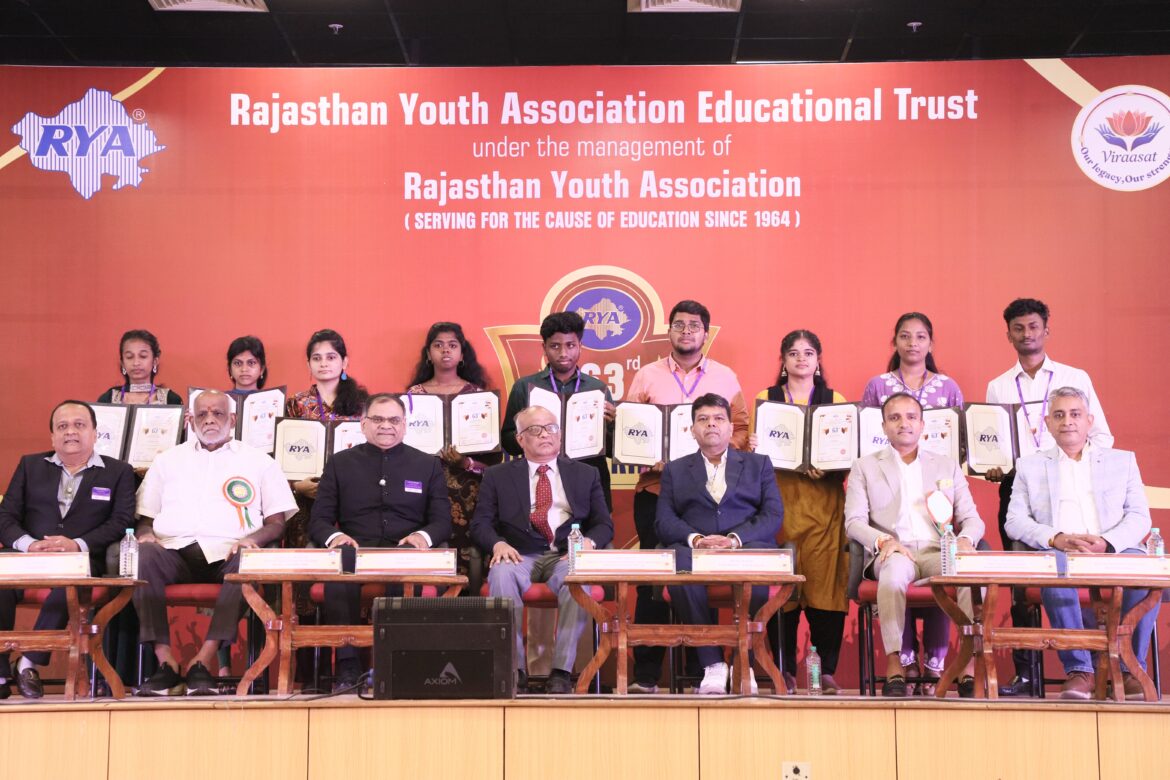 Rajasthan Youth Association Marks 63rd Annual Book Distribution Function, Extending Educational Support to Over 8,000 Students Annually