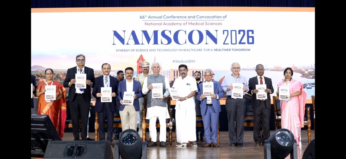 A Multidisciplinary Approach Is Key to a Healthier Tomorrow”: Dr. T. R. Paarivendhar, Founder Chancellor, SRMIST at NAMSCON 2026
